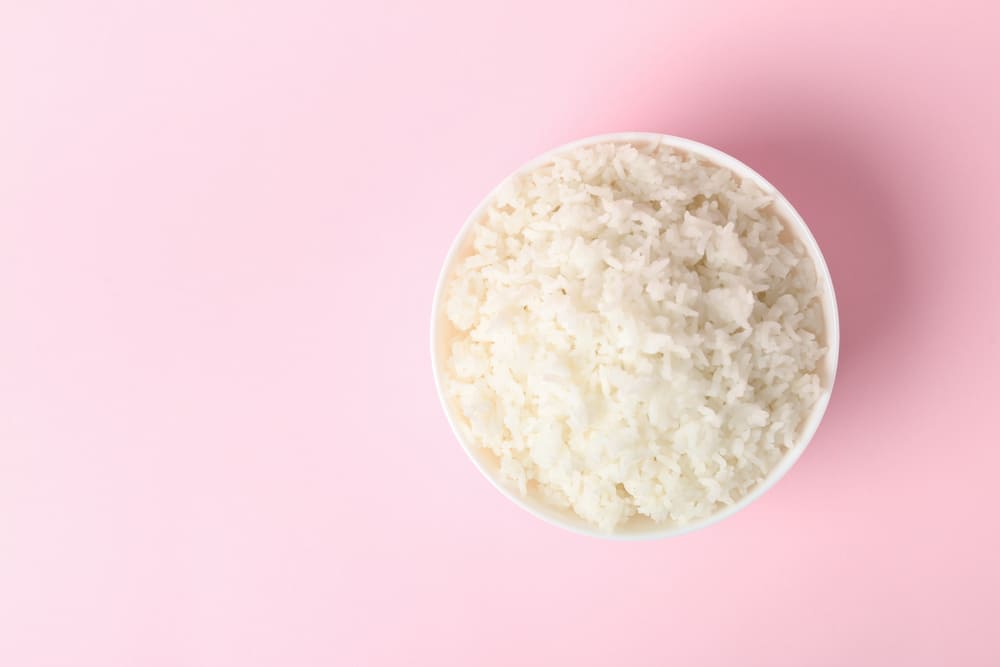 Alimentación infantil y arroz blanco