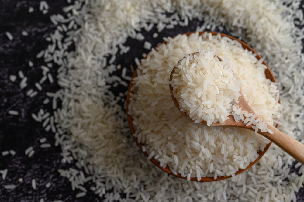 Alimentación infantil y arroz blanco
