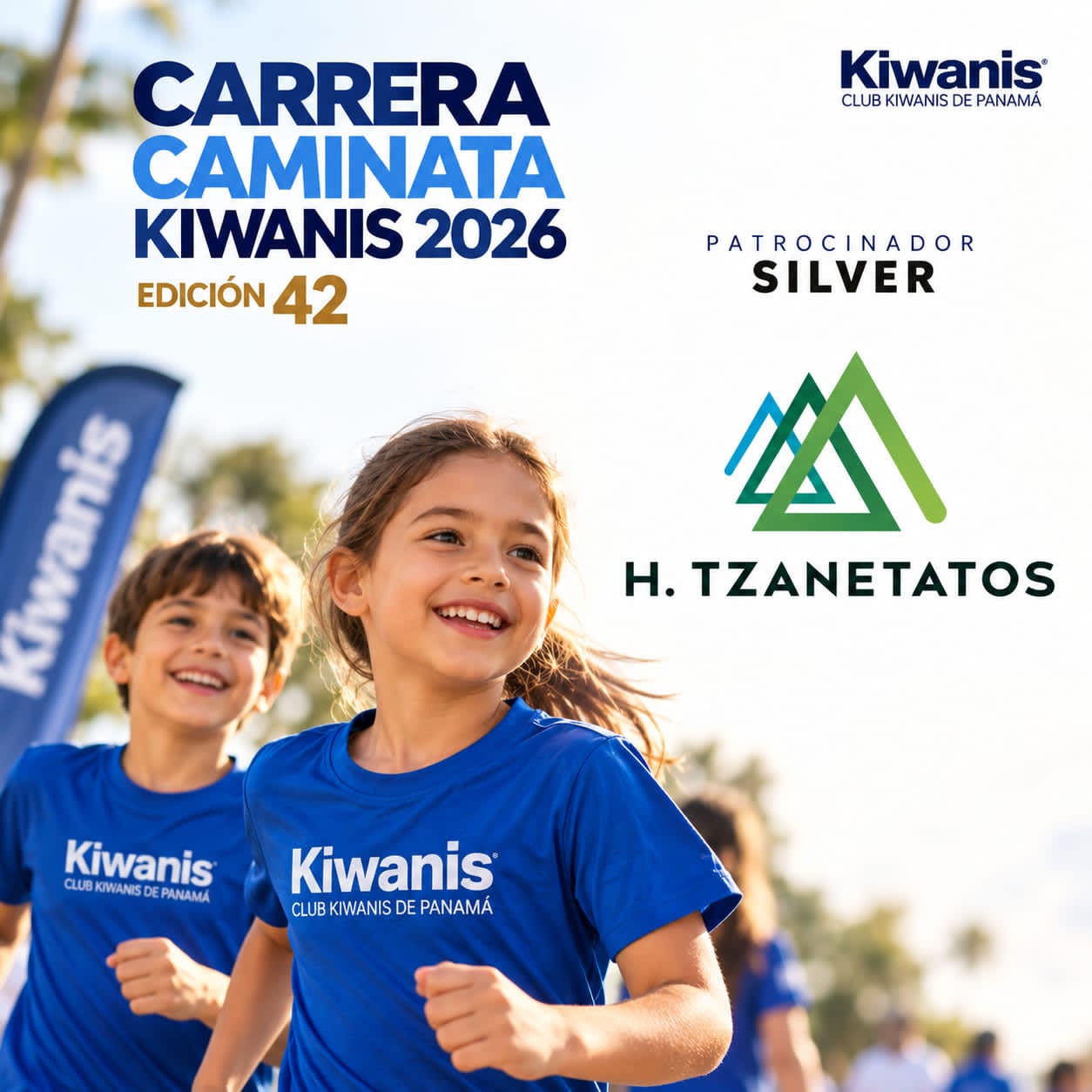 Únete a la Carrera Caminata Kiwanis 2026 y contribuye al Gimnasio Kiwanis de El Chorrillo